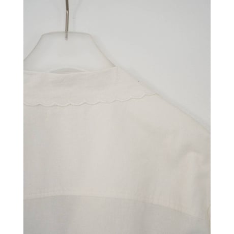 【anuke】Cutwork Opencollar Shirts