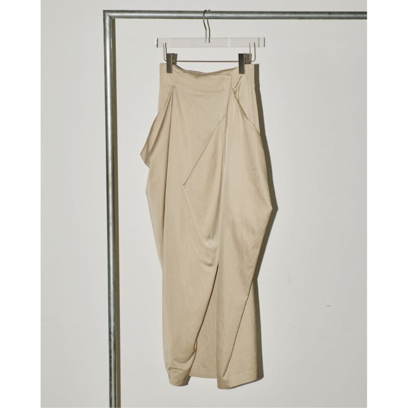 todayful / Satin Drape Skirt インディゴ38 todayful / Satin Drape Skirt インディゴ38