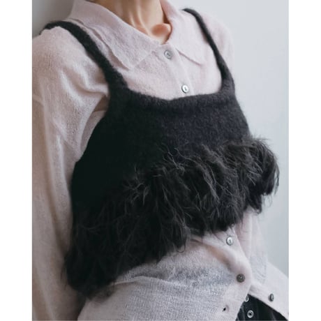 【anuke】Over Knit Shirts