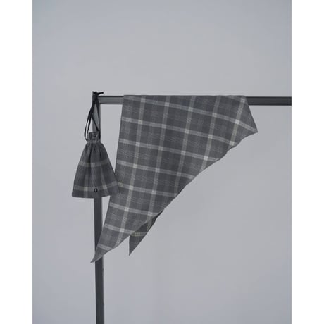 【anuke】Check Scarf　※納期4月下旬～5月下旬