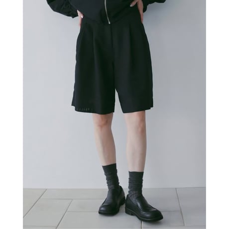 【anuke】Tuck Half Pants