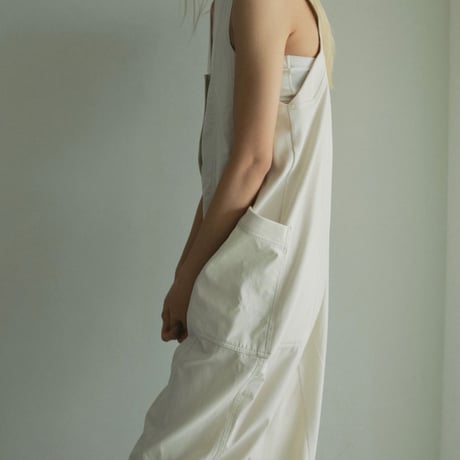 【anuke】Drawstring Vneck Combinaison    ＊