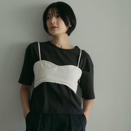 【anuke】Layered Cut T-shirts  ＊