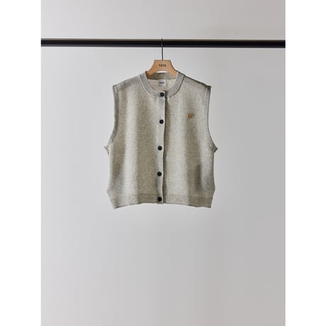 【YENN】LINEN SHEER VEST