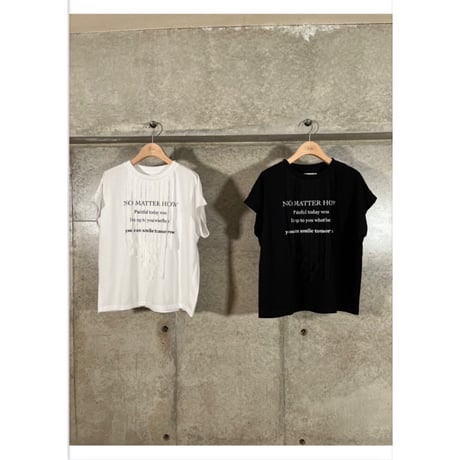 【RILATO】テーププリントTシャツ