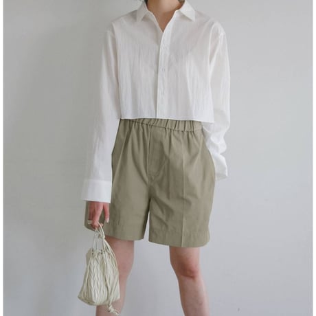 【anuke】Sheer Compact Shirts　納期：7月上旬～8月上旬