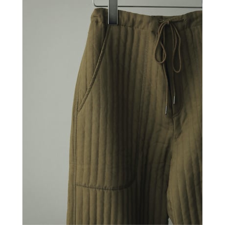 【ànuke】Quilting Line Pants　※11月下旬~12月中旬頃 発送予定