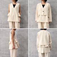 【siro de labonte】vest set jacket