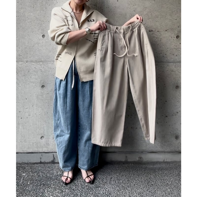 CLOCHE】デニムカーブパンツ | selectshop kusukusu