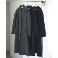 【anuke】Collarless Cocoon Coat※11月上～12月上