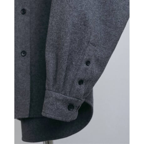 【anuke】Wool Over Shirts