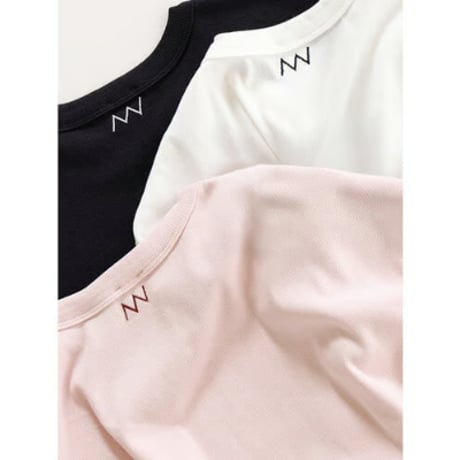 【YENN】COTTON RIB LONG TEE