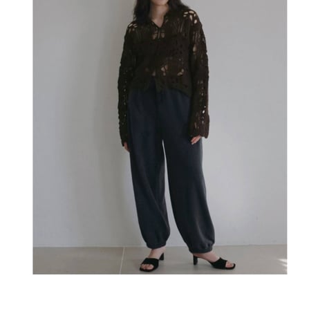 【anuke】Embroidery Over Shirts　※納期8月下旬～9月下旬