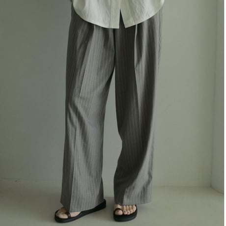 【anuke】Tuck Loose Pants　※納期4月上旬〜5月上旬
