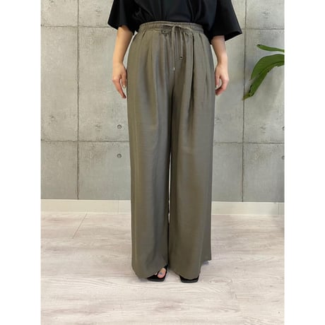 【ROSIEE】大人涼し気ワイドパンツ
