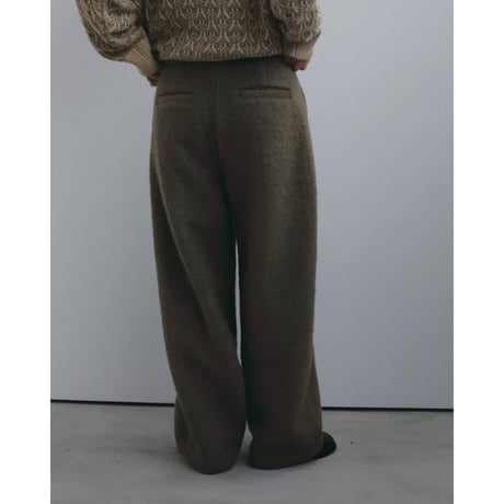 【anuke】Wool Curve Pants　※納期12月中旬～1月中旬