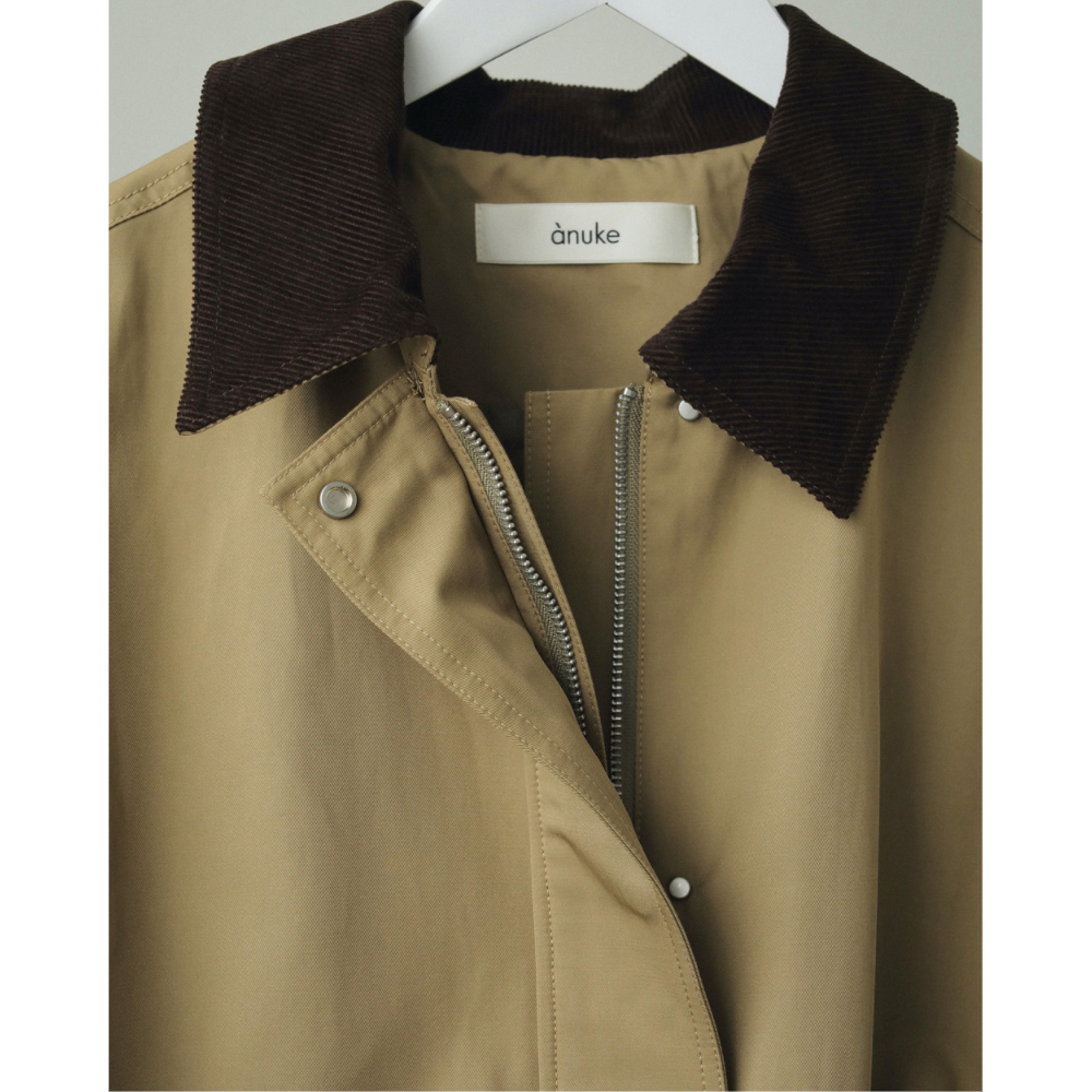 最終値❗️anuke summerTwill Soutiencollar Coat 最終値❗️anuke summerTwill Soutiencollar Coat - メルカリ