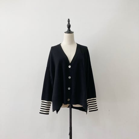 【siro de labonte】bordersleeve cardigan
