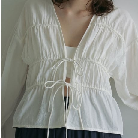 【anuke】Vneck Lace Blouse   ＊