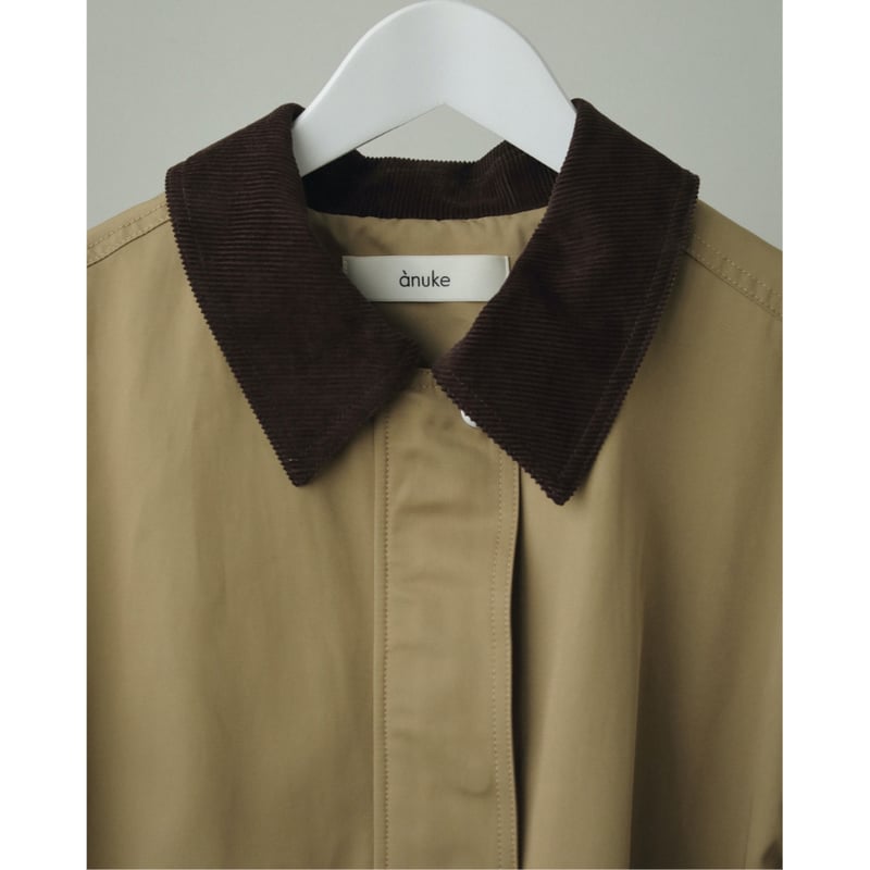 新品　ànuke アンヌークTwill Soutiencollar Coat ànuke】Twill Soutiencollar Coat | selectshop ku