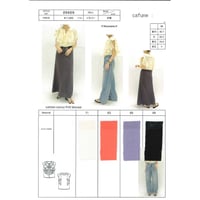 【cafune】cotton yoryu frill blouse