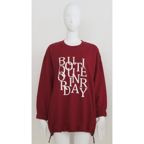 【Boutique Ordinary】Random Typo Pouch Sweatshirt