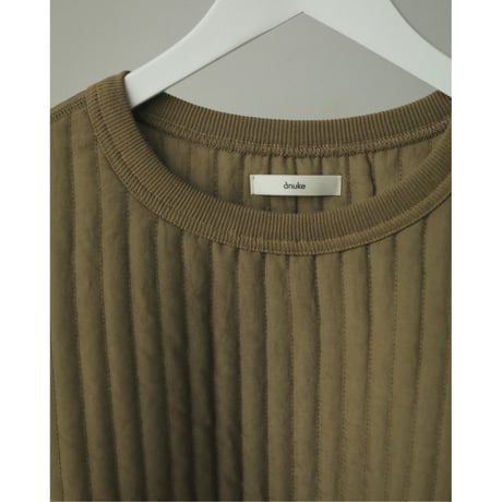 【ànuke】Quilting Line Tops　※11月中旬~12月上旬頃 発送予定