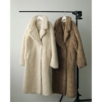 【ànuke】Ecofur Over Coat　※11月上旬~12月上旬頃 発送予定