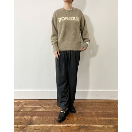 【 siro de labonte 】BONJOUR pullover
