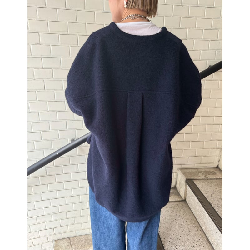 PASSIONE】Vネックウールコート | selectshop kusukusu