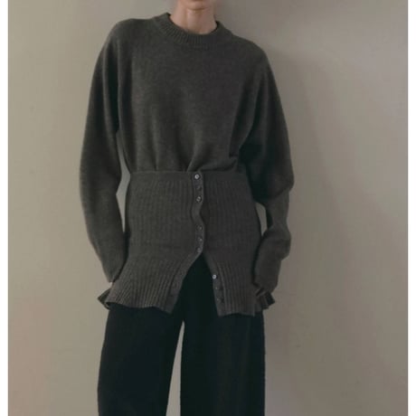 【anuke】Wool 2way Bustier　※納期11月中旬～12月中旬