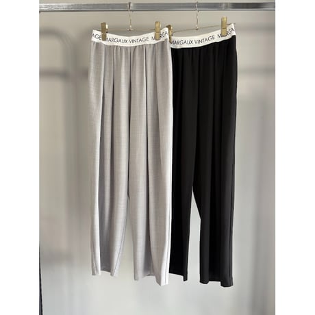 【MARGAUX VINTAGE】ウエストロゴタックパンツ