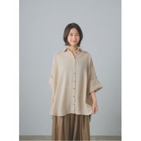 【GALENA】ジョーゼットサークルシャツ