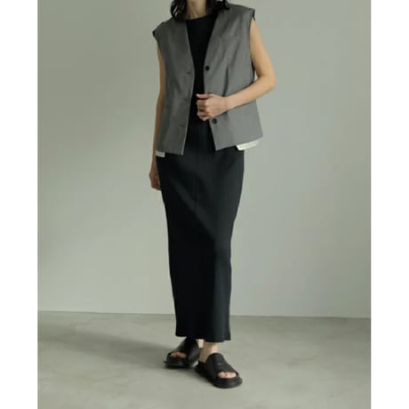 【ànuke】Cutoff Rib Onepiece