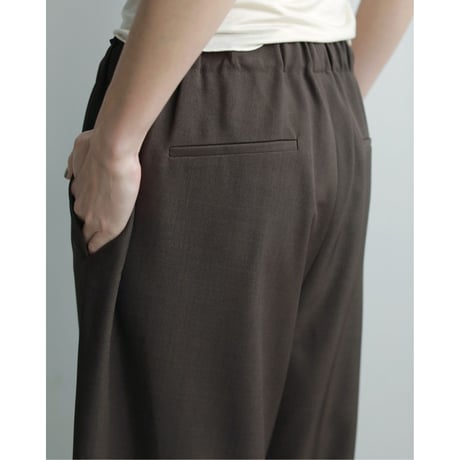 【anuke】Pintuck Wide Pants