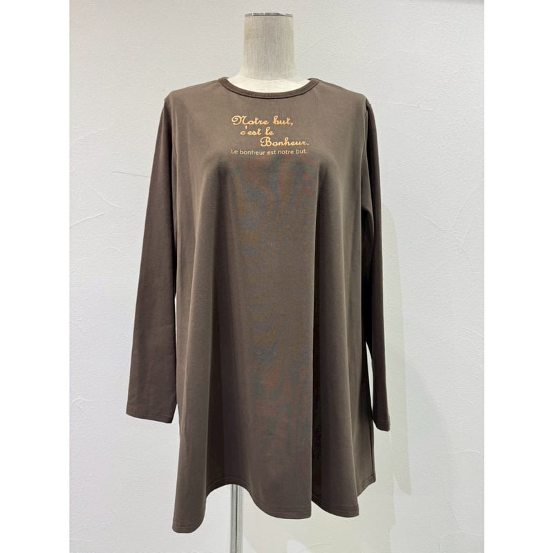 CYAN TOKYO ワイドスリーブウォームフレアチュニック CYAN TOKYO】ワイドスリーブウォームフレアチュニック