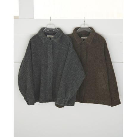 【anuke】Sliver Zip Blouzon※10月下～11月下