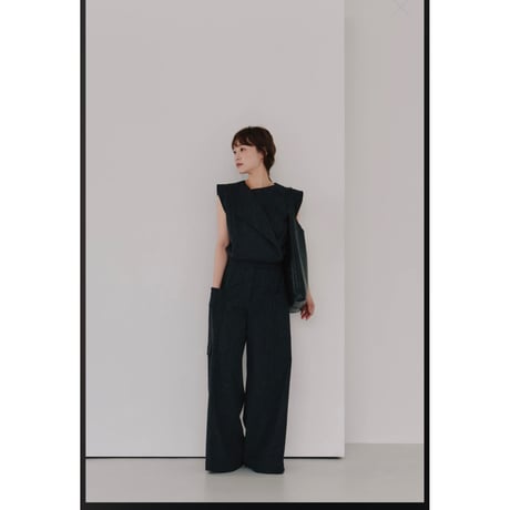 【Halla】cachecoeur jumpsuit※納期8下～9下
