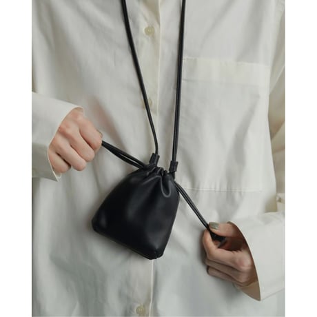 【anuke】Leather Mini Pochette