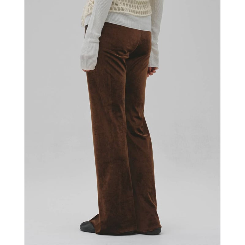 TODAYFUL】Velour Slit Leggings ※納期8月下旬～9月下旬 | s