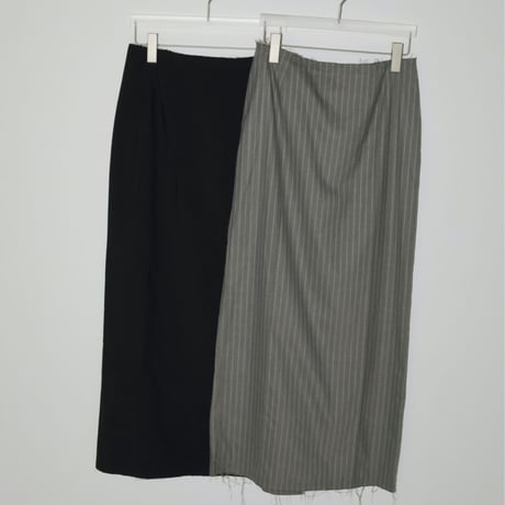【anuke】Cutoff Pencil Skirt　※納期4月上旬〜5月上旬