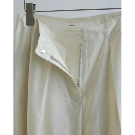 【anuke】Sheer Tuck Pants　※4月中旬～5月中旬