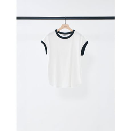 【YENN】 SHORT SLEEVE RIB TEE