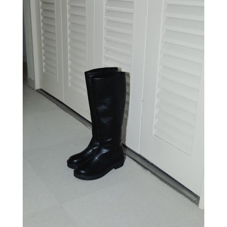 【anuke】Ecoleather Long Boots