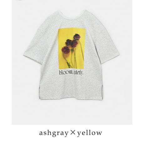 【WHYTO.】2way print tee