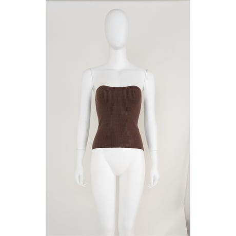 【Boutique Ordinary】RIB Knit Bustier