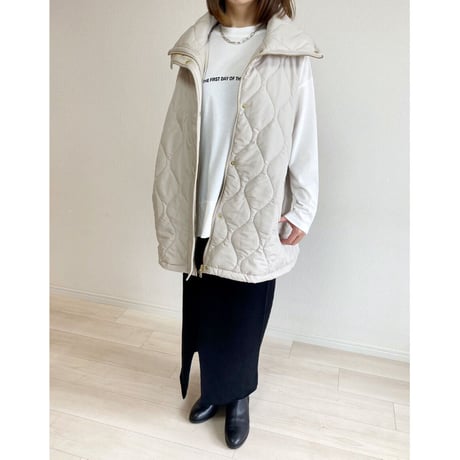【 siro de labonte 】stand collar vest