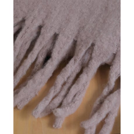 【anuke】Soft Fringe Stole　※納期11月上旬～12月上旬