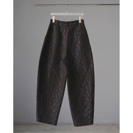 【anuke】Leopard Jacquard Pants※9月中～10月中