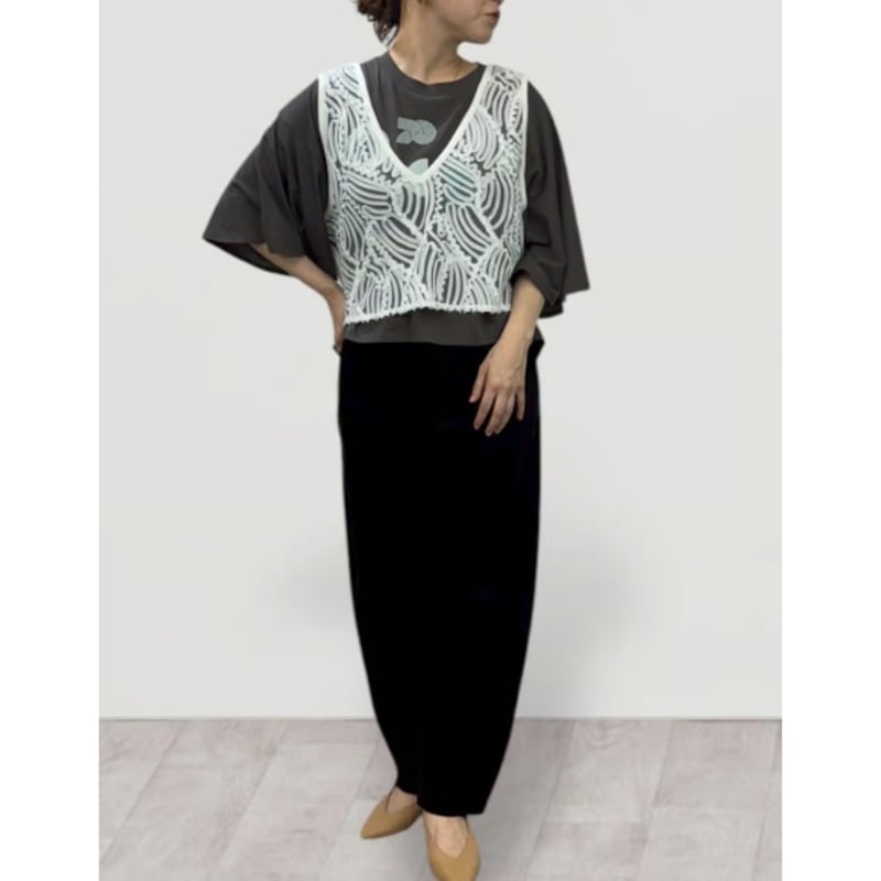 QTUME】2WAYクロップドベスト | selectshop kusukusu